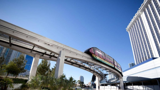 Monorail Las Vegas Strip